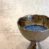 Japanese Vintage Chalice #01 - Silver & Blue