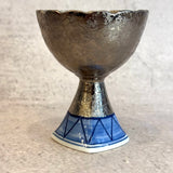 Japanese Vintage Chalice #01 - Silver & Blue