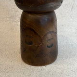 Vintage Kokeshi #102 - "Two Hibiscus" - Medium