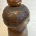 Vintage Kokeshi #102 - "Two Hibiscus" - Medium