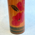 Vintage Kokeshi #103 - "Two Hibiscus" - Tall