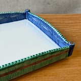Japanese Vintage Serving Tray - Rectangular - Medium