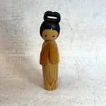 Vintage Kokeshi #105 - "See Through Bow" - Medium