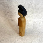 Vintage Kokeshi #105 - "See Through Bow" - Medium