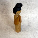 Vintage Kokeshi #105 - "See Through Bow" - Medium