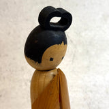 Vintage Kokeshi #105 - "See Through Bow" - Medium