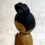 Vintage Kokeshi #105 - "See Through Bow" - Medium