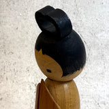 Vintage Kokeshi #105 - "See Through Bow" - Medium
