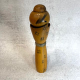 Vintage Kokeshi #106 - "Shy in Kimono" - Medium