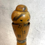 Vintage Kokeshi #106 - "Shy in Kimono" - Medium