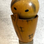 Vintage Kokeshi #106 - "Shy in Kimono" - Medium
