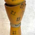 Vintage Kokeshi #106 - "Shy in Kimono" - Medium