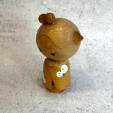 Vintage Kokeshi #107 - "Butterfly Baby" - Small