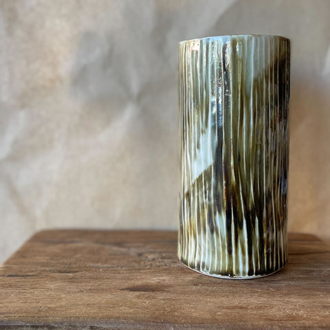 Timna Taylor - Tall Cylinder Vase #7 - April 2023