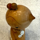 Vintage Kokeshi #107 - "Butterfly Baby" - Small