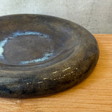 "Dimple" Platter in Brown Splash - Large