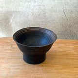Japanese Wooden Pedestal Bowl - Small