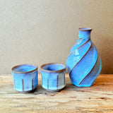 "Pale Moon" Sake Set #02