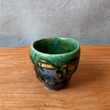 Oribe Guinomi (Sake Cup) - Rounded