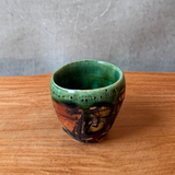 Oribe Guinomi (Sake Cup) - Rounded