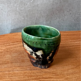 Oribe Guinomi (Sake Cup) - Rounded