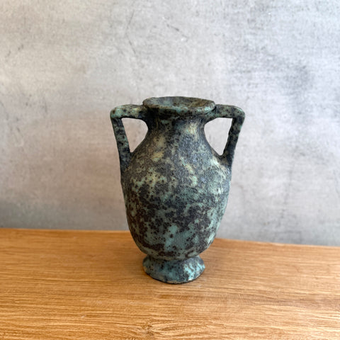 Vase - Urn-Shaped - Green Speckle - Small #05