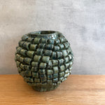 "Loop de Loop" Vase in Olive Green - Large