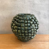 "Loop de Loop" Vase in Olive Green - Large