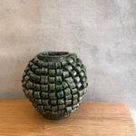 "Loop de Loop" Vase in Olive Green - Large