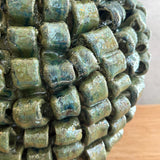 "Loop de Loop" Vase in Olive Green - Large