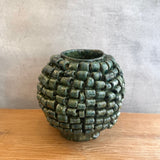 "Loop de Loop" Vase in Olive Green - Large