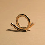 Incense Holder - Brass - Looped