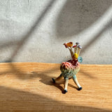 "Dancing Lychee" Bud Vase #01 - Black Shoes