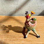 "Dancing Lychee" Bud Vase #01 - Black Shoes