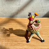 "Dancing Lychee" Bud Vase #01 - Black Shoes
