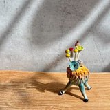 "Dancing Lychee" Bud Vase #02 - Red Shoes