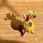 "Dancing Lychee" Bud Vase #03 - Red Shoes