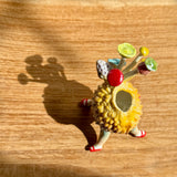 "Dancing Lychee" Bud Vase #03 - Red Shoes