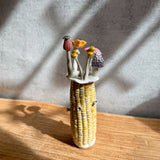 "Corn" Vase #01 - Yellow - Small