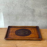 Rectangular "Urushi" Tray - "Goldfish" Design - Medium