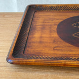 Rectangular "Urushi" Tray - "Goldfish" Design - Medium