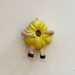 "Tomato Man" Wall Vase - Yellow - "Off The Table" • Nov24