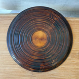 Round "Urushi" Tray - "Goldfish" Design - Large