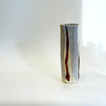 Cylinder Vase - Tall - Facetted - Large • May25 • TH0201