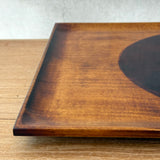 Rectangular "Urushi" Tray - "Circle" Design - Large