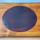 Rectangular "Urushi" Tray - "Circle" Design - Large