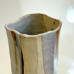 Cylinder Vase - Tall - Facetted - Large • May25 • TH0201