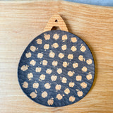 Wooden Serving Dish - "Apples" - Medium