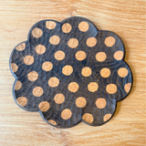 Wooden Dish - "Spots" - Medium