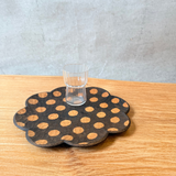 Wooden Dish - "Spots" - Medium